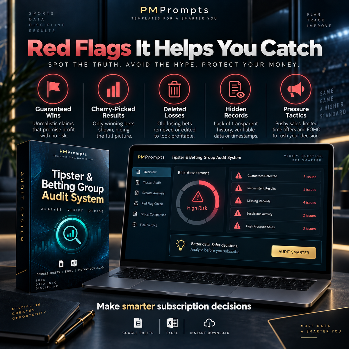 Betting group audit workflow for reviewing tipster credibility