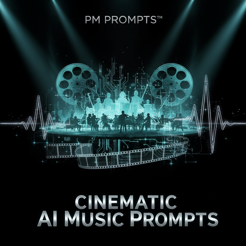 Cinematic AI Music Prompts Cover