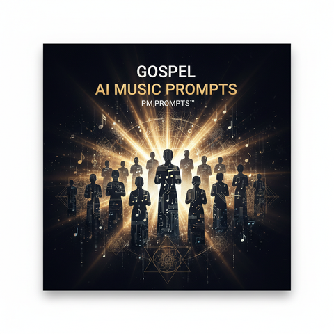 Gospel AI Music Prompts Cover