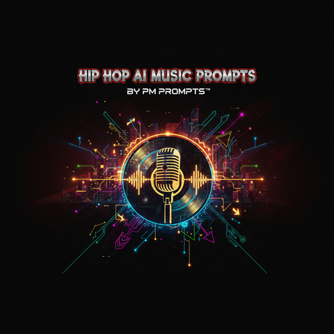 Hip Hop AI Music Prompts Cover